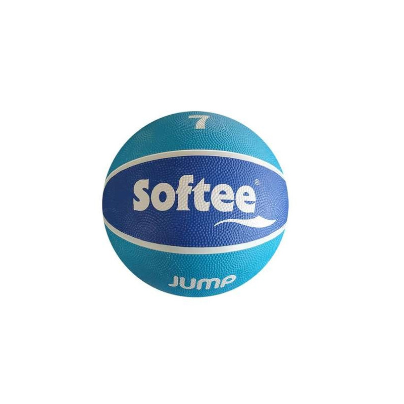 BALÓN BALONCESTO NYLON SOFTEE JUMP - CELESTE/ROYAL, 7