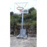 JGO CANASTAS GALVANIZADAS MINIBASKET DELUXE MONOTUBO TRASLADABLES 2 RUEDAS CON CARRO -SIN TABLEROS,