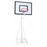 JUEGO CANASTAS MINIBASKET DELUXE MONOTUBO TUBO 100 TRASLADABLE 2 RUEDAS CON CARRO  -SIN TABLERO,ARO